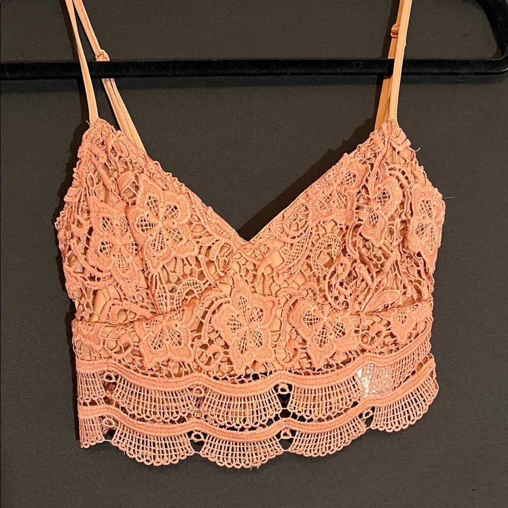 Kendall & Kylie Peach Lace Camisole